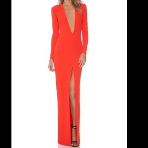 Solace London Gali Maxi Dress in Red